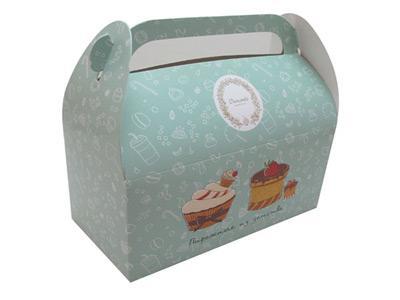 Caja de envasado de papel para pan